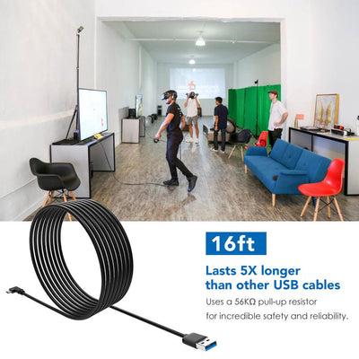 16ft/5m USB cable for Oculus Link